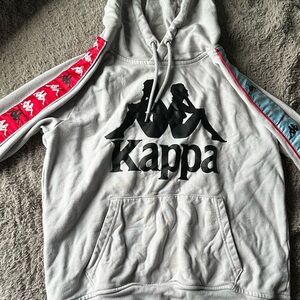 Gray/ Multi color Kappa Hoodie